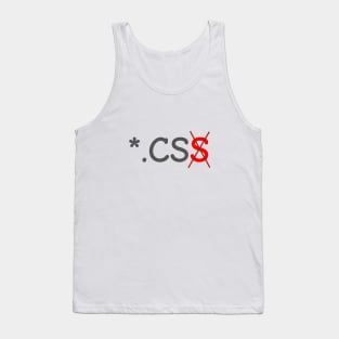 Know the difference: CS and CSS file Tank Top